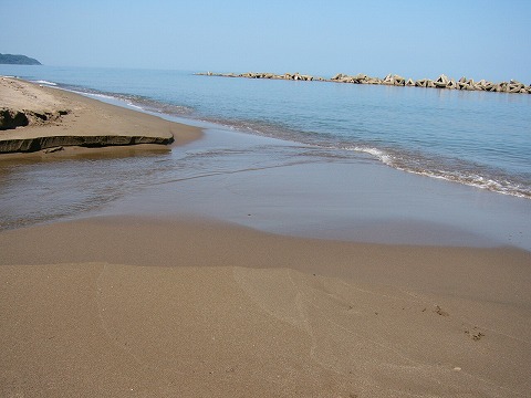 砂浜の河口3