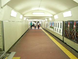 富山駅の地下通路